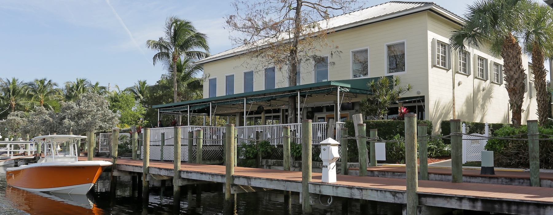 a house on a dock