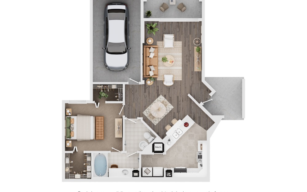 Club Motorcourt I floorplan