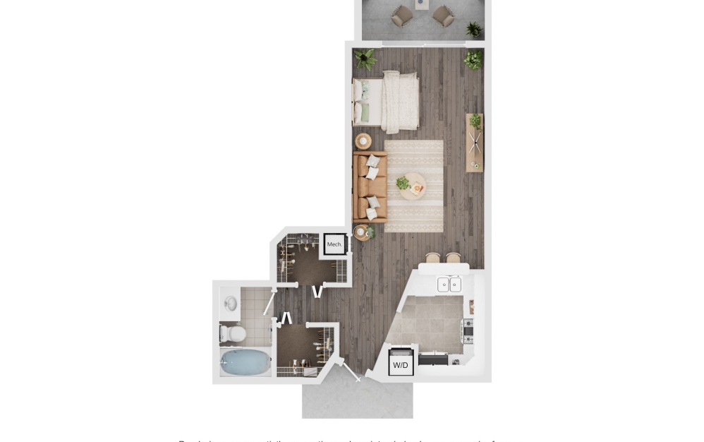 Club suite floorplan